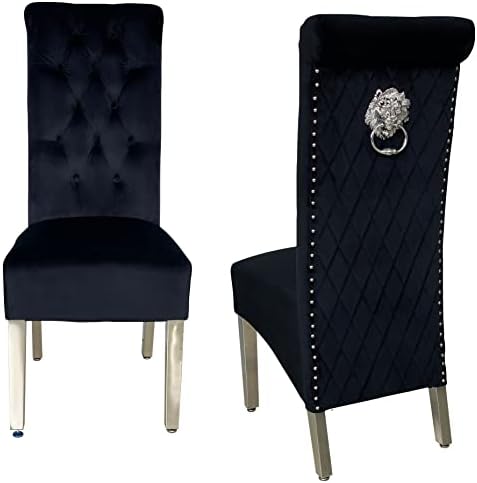 Majestic Black Bench + a set of 4 luxurious chairs