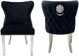 Majestic Black Bench + a set of 4 luxurious chairs