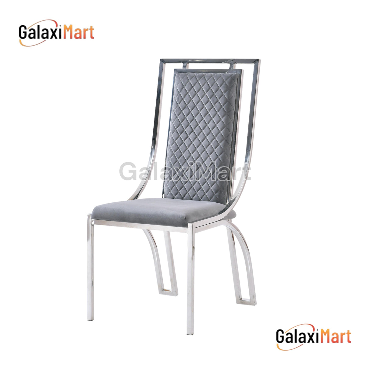 Windsor Grey & Silver Dining Chair