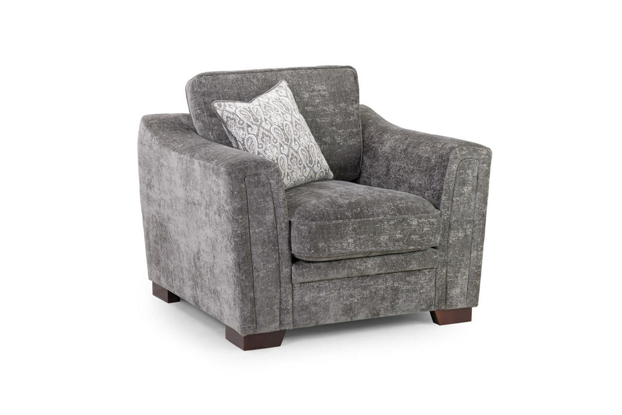 Astrid Sofa Grey 4 Seater