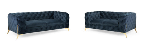 Chelsea Chesterfield Sofa Deep Ocean 3 Seater