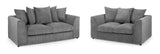 Harley Jumbo Sofa Grey