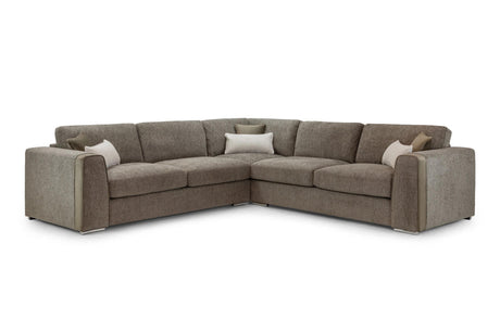 Naples Sofa Beige Large Corner