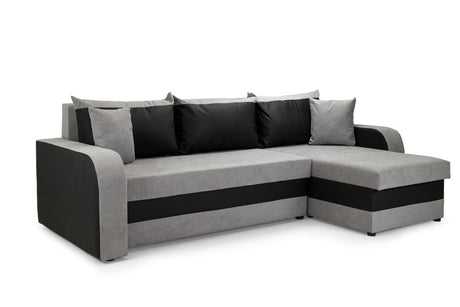 Kris Sofabed Grey Universal Corner