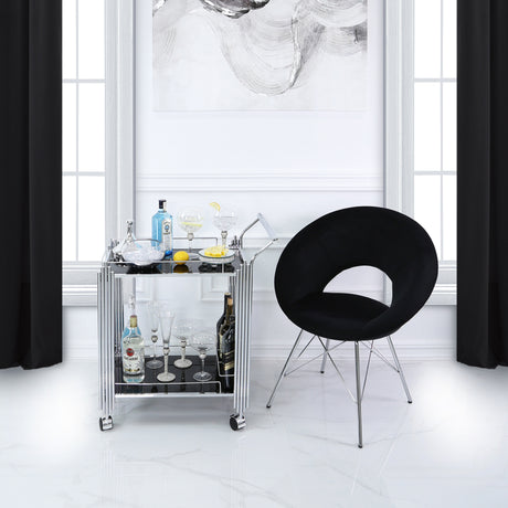 Cohen Black Drinks Trolley