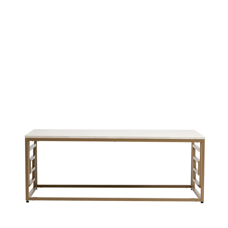 Devon Cream and Gold Coffee Table