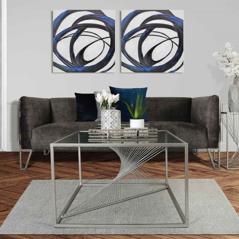 Luna Silver Coffee Table