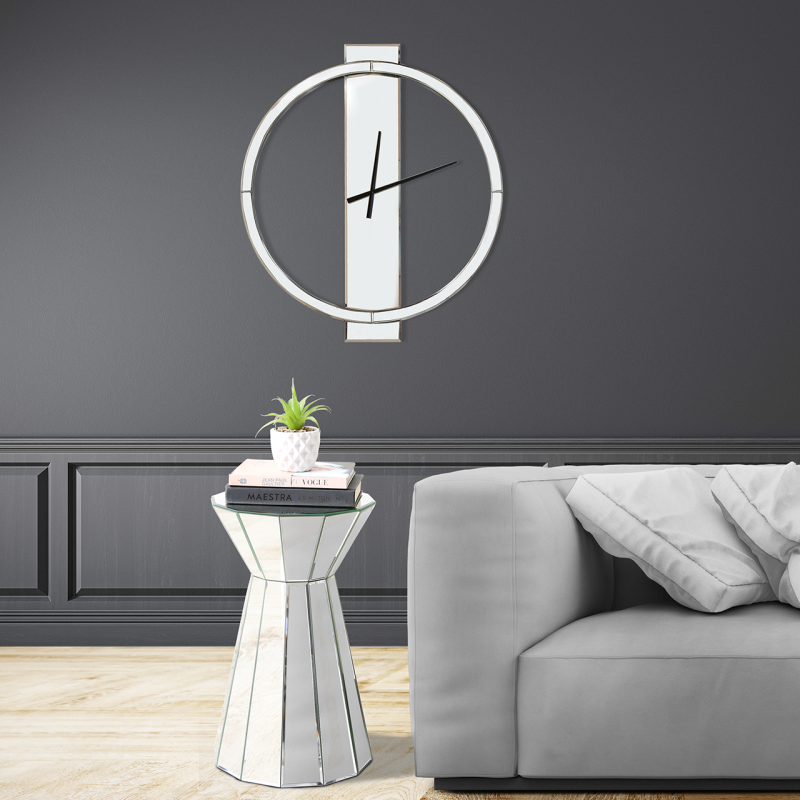 80cm Mirror Wall Clock