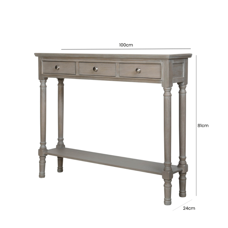 Delta Taupe Medium Console Table