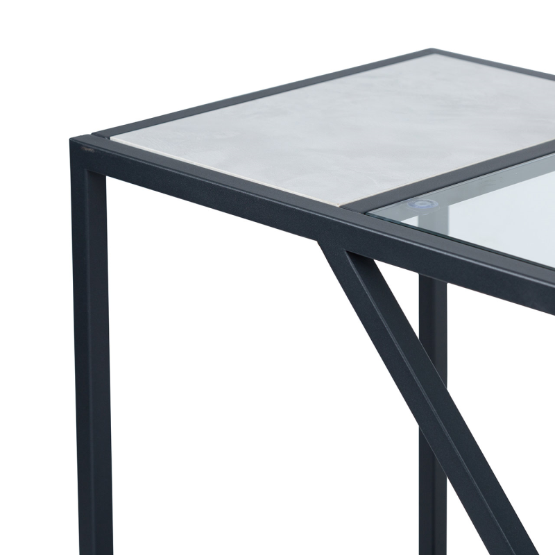 Ibarra Black and Grey Console Table