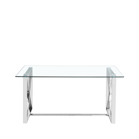 Zenith 160cm Stainless Steel Dining Table