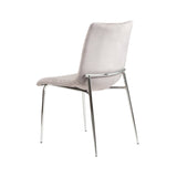 2 Zula Pink Dining Chair With Chrome Legs