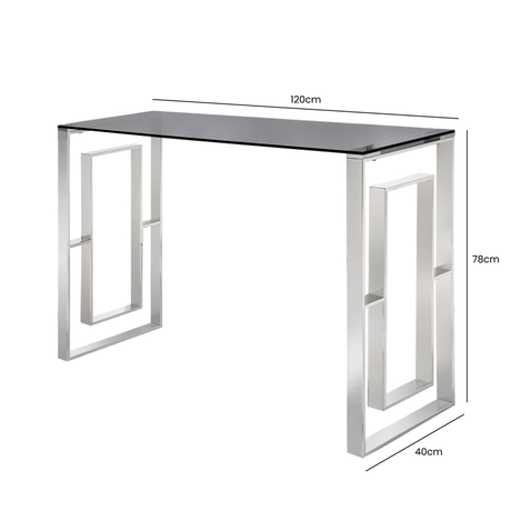 Apex Chrome Console Table