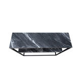 Alora Black Metal 2 Tier Console Table