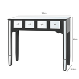 Laurel Black Console Table