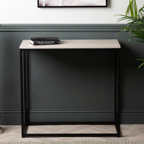 Page Console Table Summer Grey