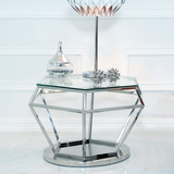 Hexagon Stainless Steel Coffee Table