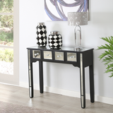 Laurel Black Console Table