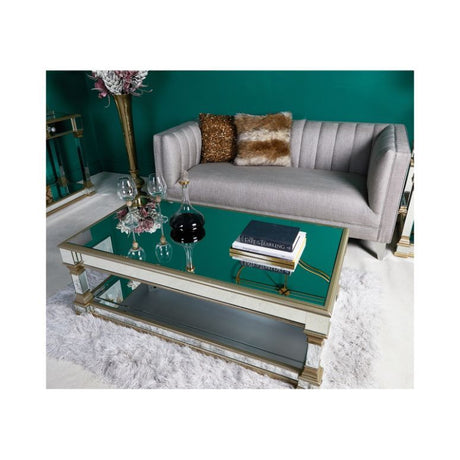 Apollo Champagne Mirrored Coffee Table