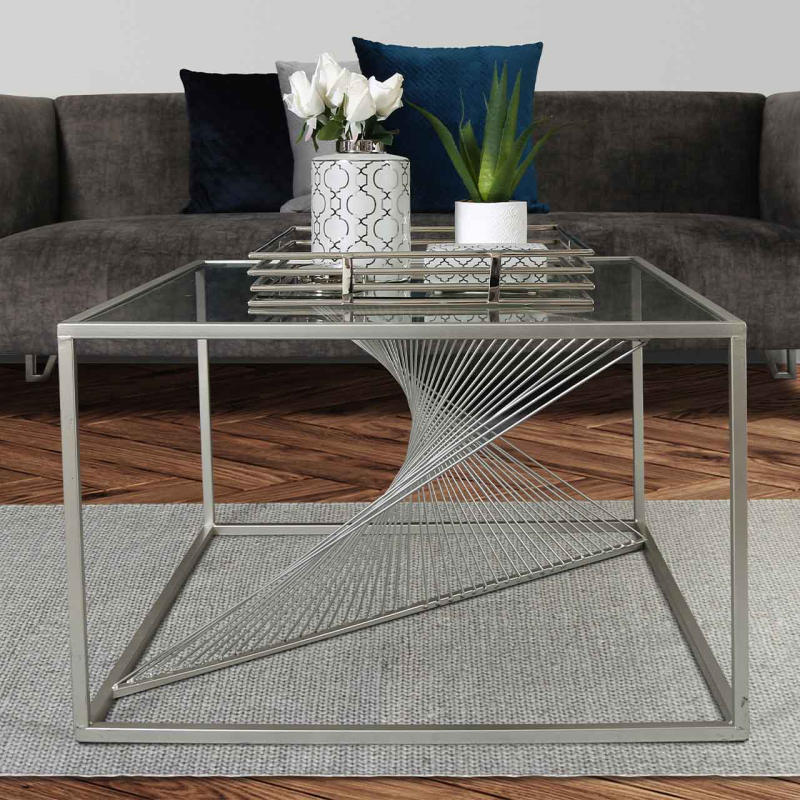 Luna Silver Coffee Table